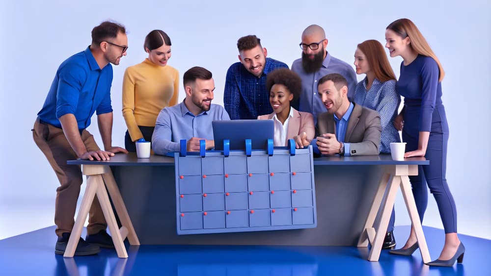 Qualityze team collaborating around a table