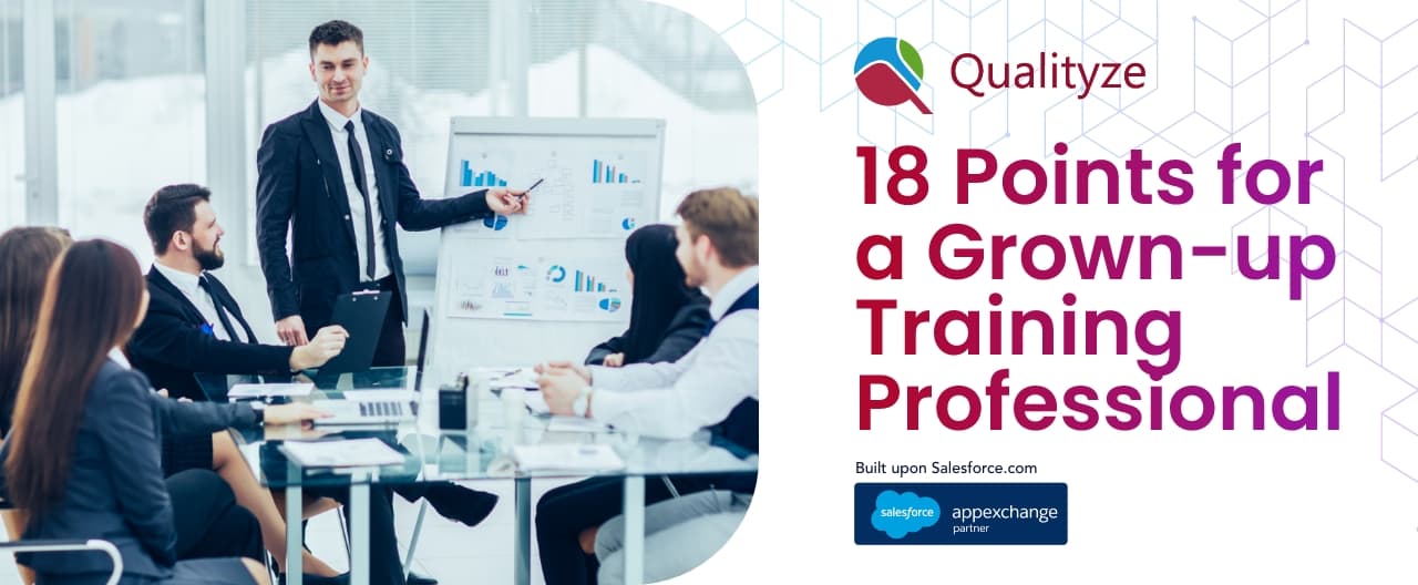 18 Points for a Grown-up Training Professional