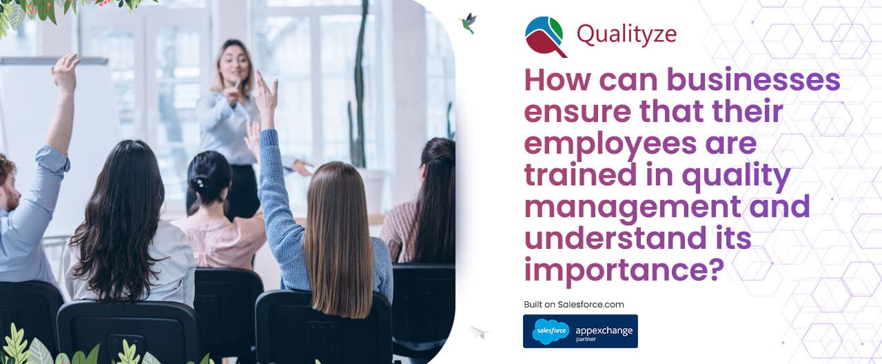 Train Employees in Quality Management Effectively
