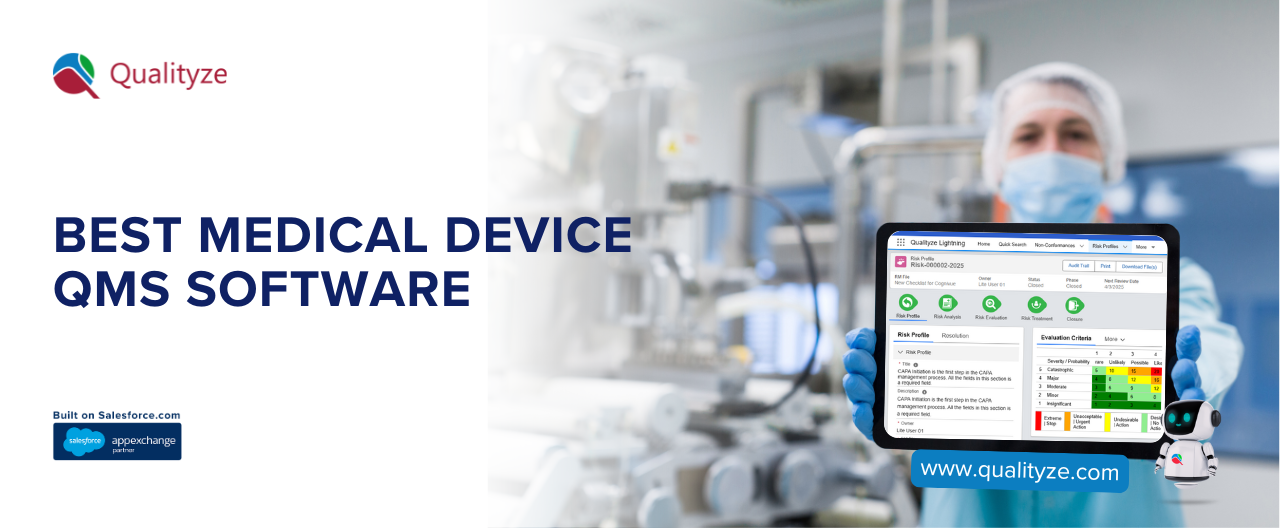 Best Medical Device Quality Management System (QMS) Software
