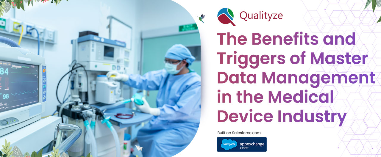Master Data Management with cloud-based QMS in medical device industry