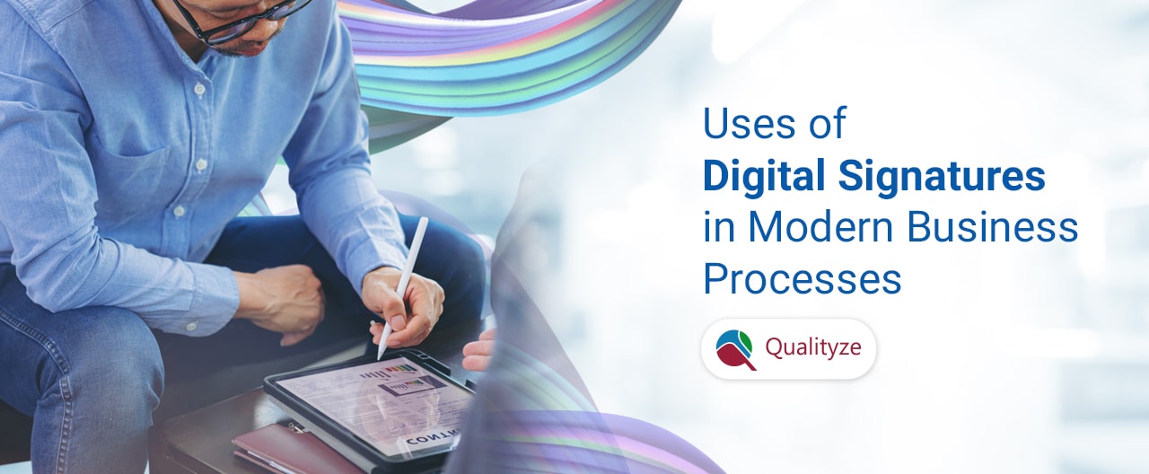 use of digital signatures